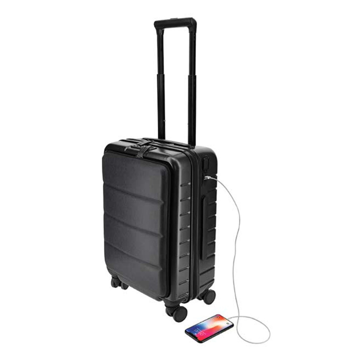 Darby Overnight cabin trolley bag-Black (2)