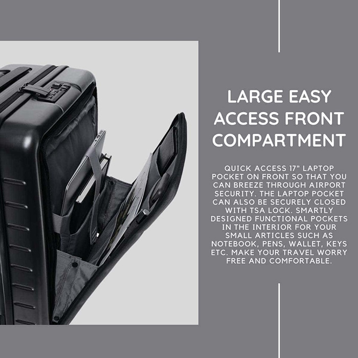 Darby Overnight cabin trolley bag-Black (6)