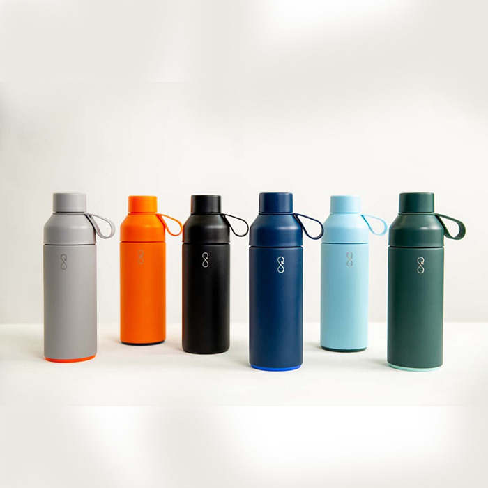 Haf Award winner. 100% recycled insulated water bottle-forest green (6)