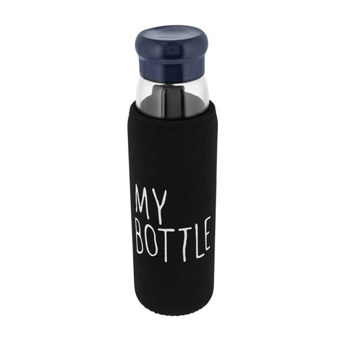 Riviera BPA Free Glass bottle. 500 ml - black(4)
