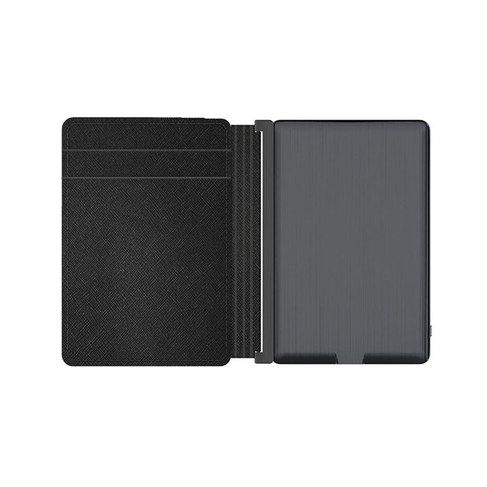 Zeledon Leather card holder with power bank (1)