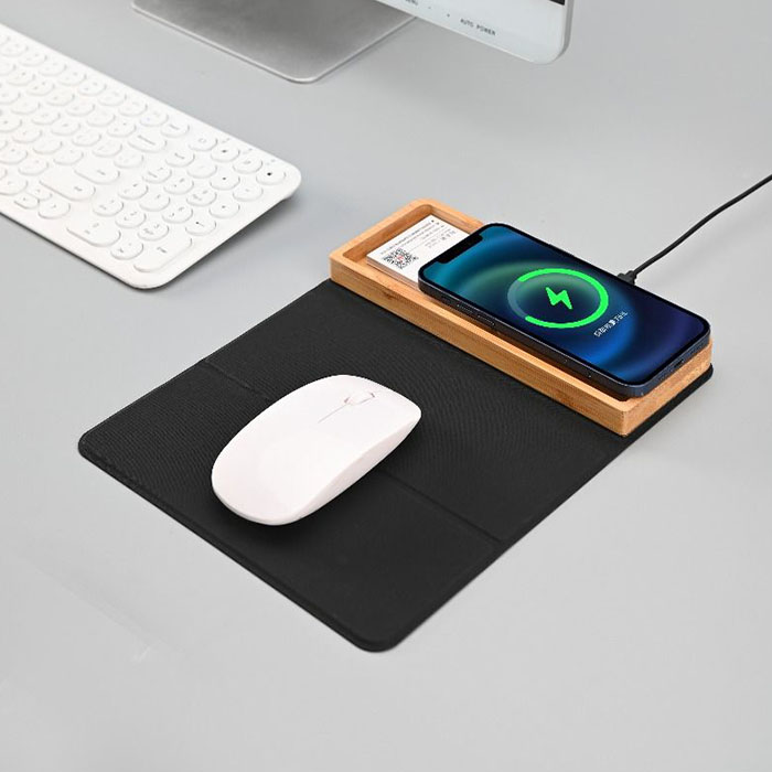Mopano Eco Mouse Pad with 15W Charging. Light up logo. (3)