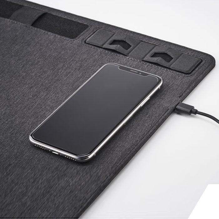 Strada RPET mouse mat charger 15W (3)