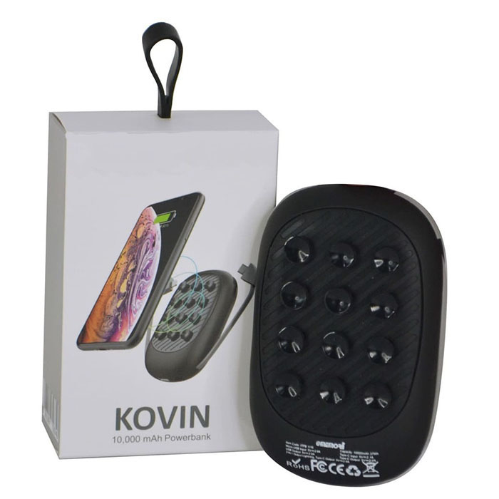 10,000 mAH suction power bank. Light-up logo (5)