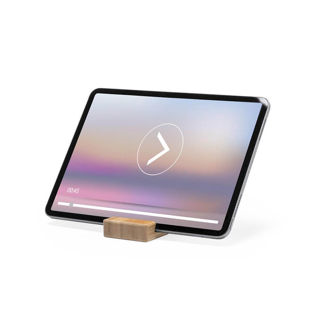 Bamboo smartphone & tablet stand (3)