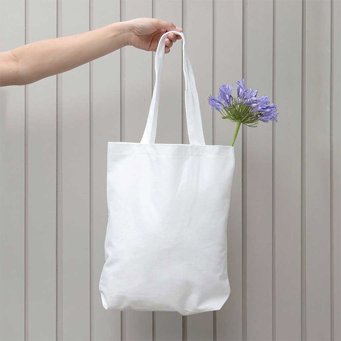 Sustainable cotton shopping bag Without gusset (5)