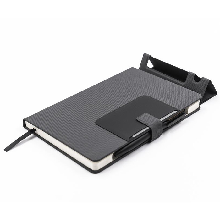 Wireless charging notebook with phone stand (6)