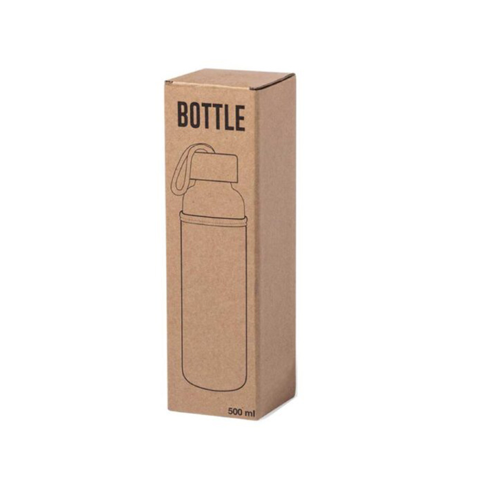 Dyke Glass bottle with bamboo cap & sleeve (2)