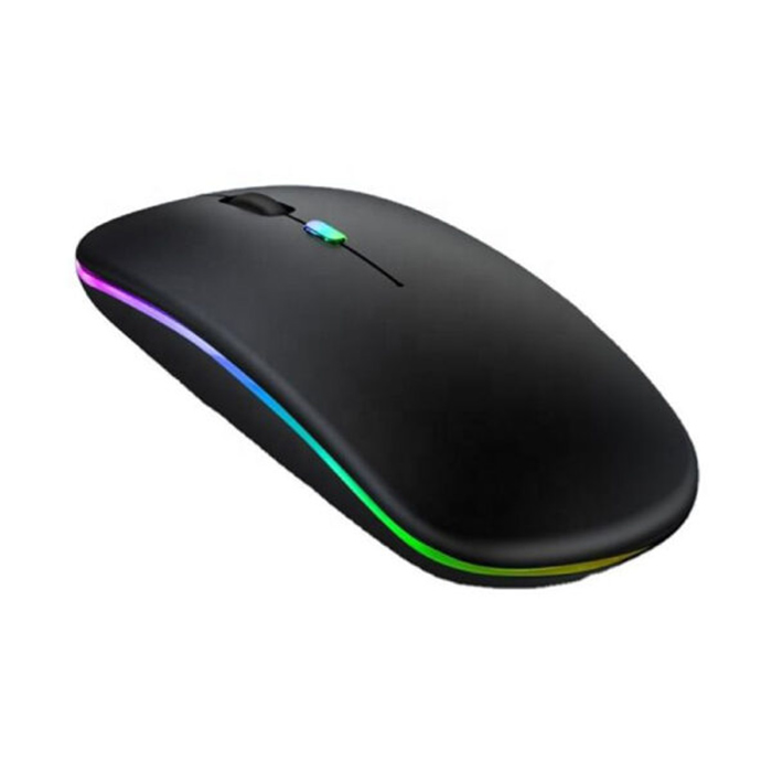 Hiri RGB LED slim wireless mouse. Rechargeable & silent (3)