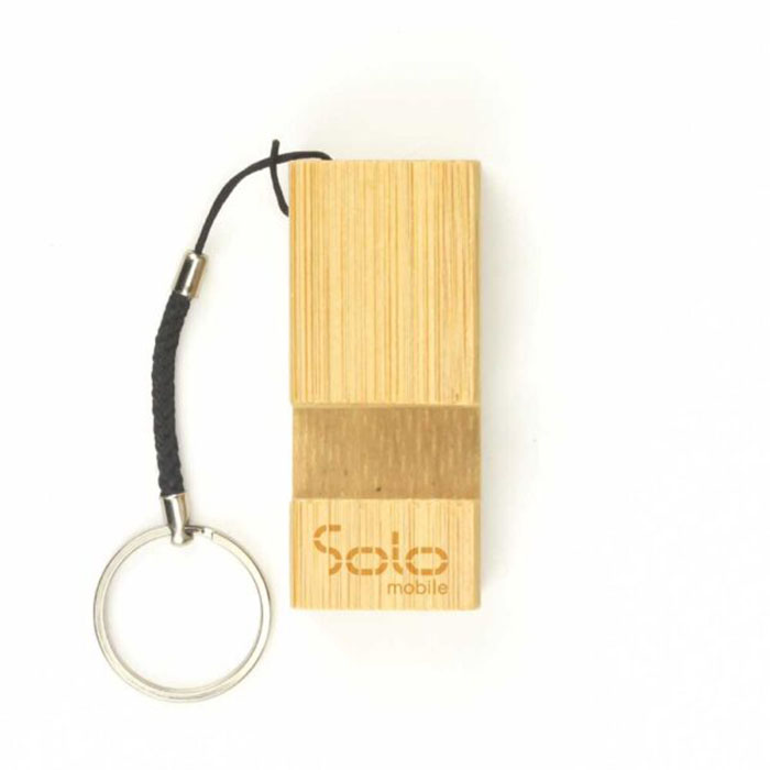 Kleidi Bamboo phone stand with keyring (4)
