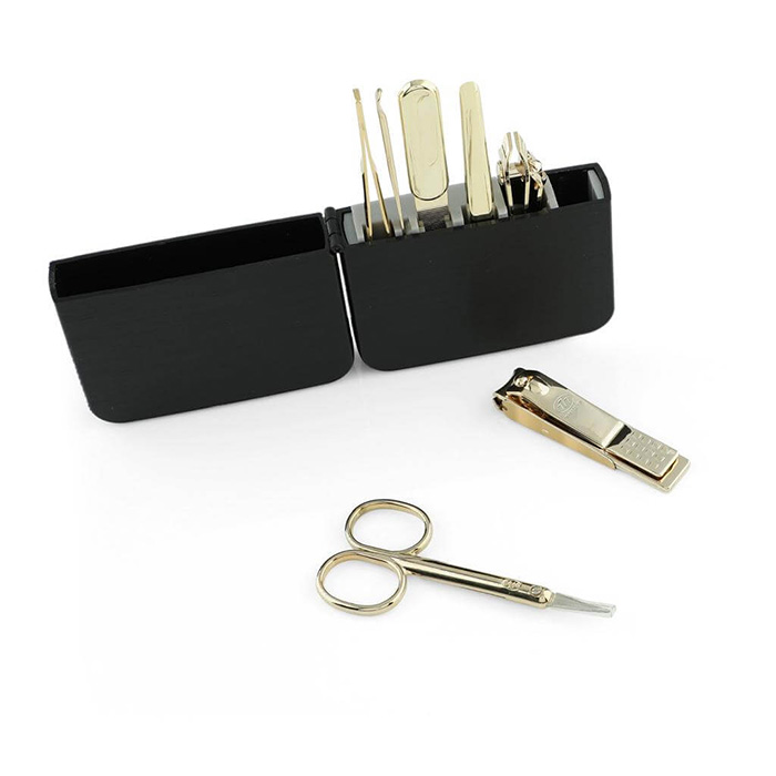 Klippar Premium grooming manicure kit. Gold plated (4)