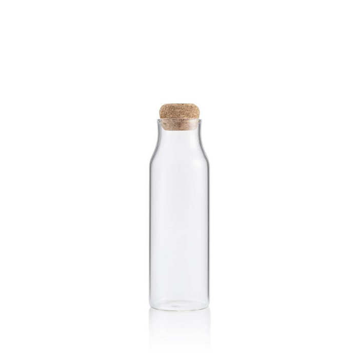 Koak Cork lid borosilicate glass bottle. 600 ML (3)
