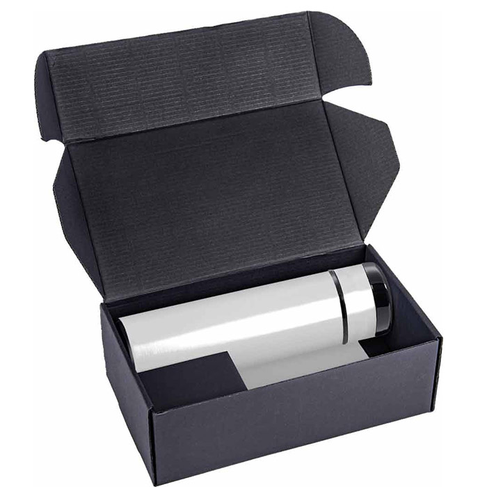 Leeno Temperature lid flask with notebook. Gift set (2)