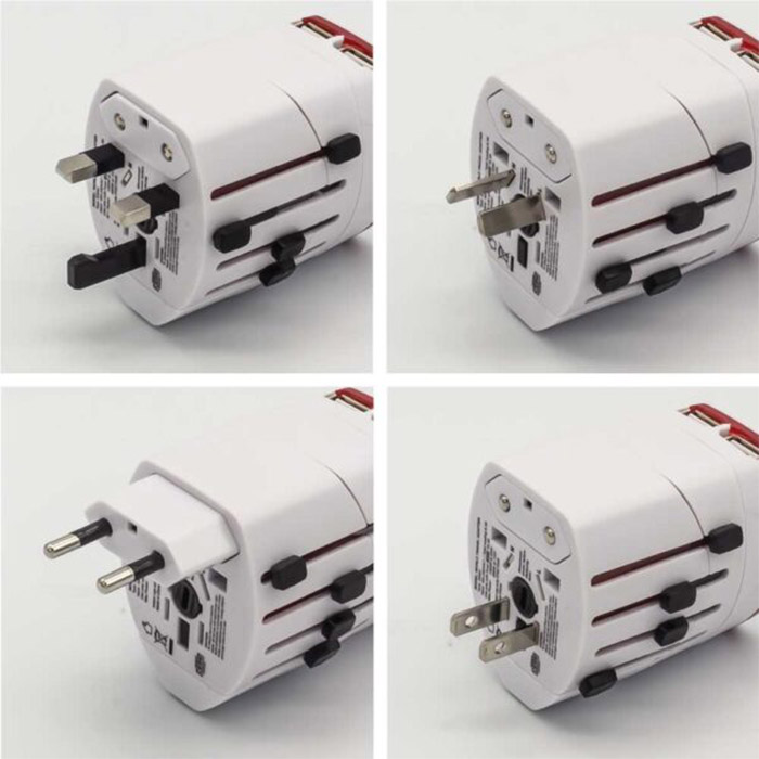 Lexel Portable universal travel adapter. (4)