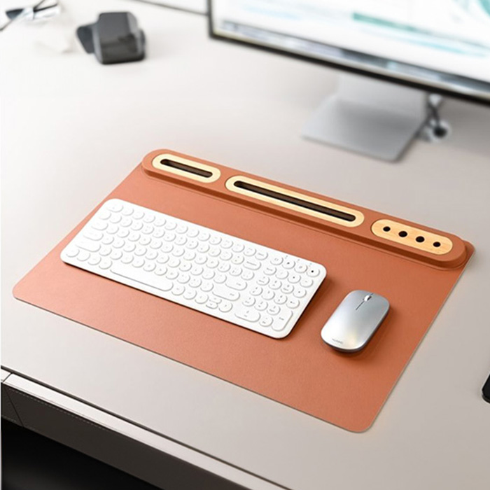 Poddane Large Recycled desk mat organizer. Keyboard & mouse pad. (7)