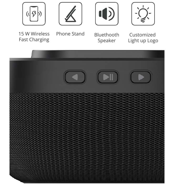 Ses 15W wireless charger. 5W bluetooth speaker. Power Bank. (9)