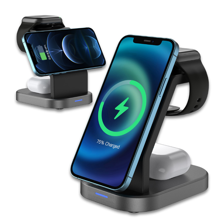 Tre 3-in-1 Magsafe wireless charging stand. (3)
