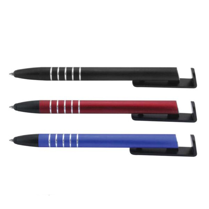 Zeyka 3-in-1 metal pen set with stylus and phone holder (1)