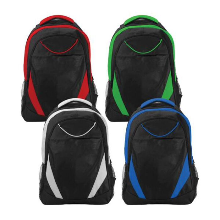 Basico Two toned back packs 600D polyester. (2)