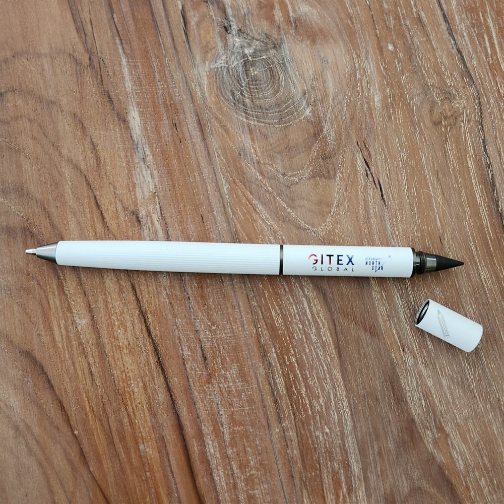 Deux 2-in-1 twist pen and pencil