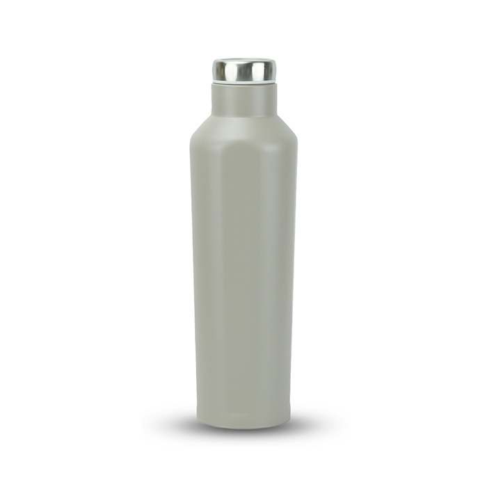 Flasche 750 ml stainless steel ergonomic shape flask. (6)