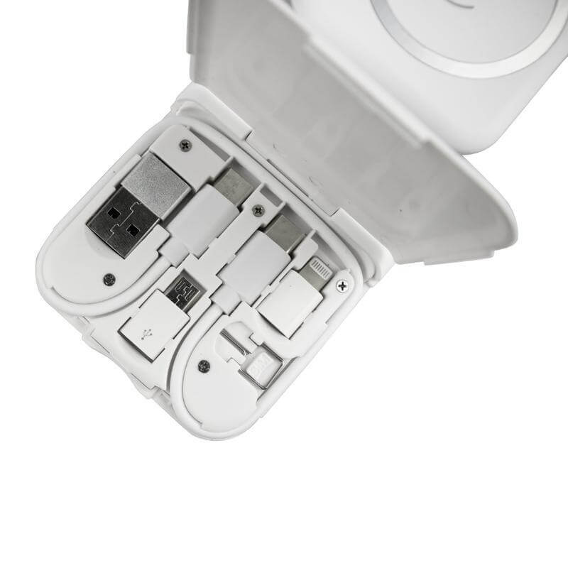 Maruchi 2-in-1 fast wireless charger (15W) & multi cable set. (2)