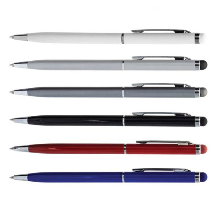 Melitana Slim metal pens with stylus (3)
