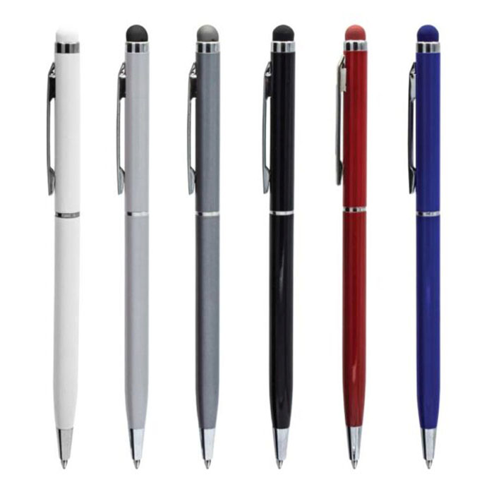 Melitana Slim metal pens with stylus (7)