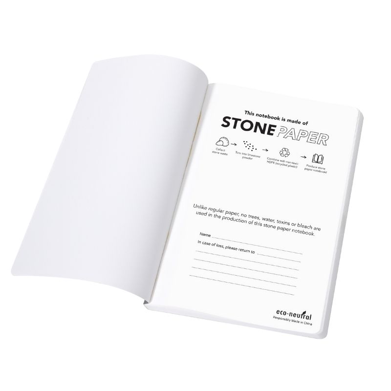 Pedra Stone Paper Notebook. 100% tree-free paper. (2)