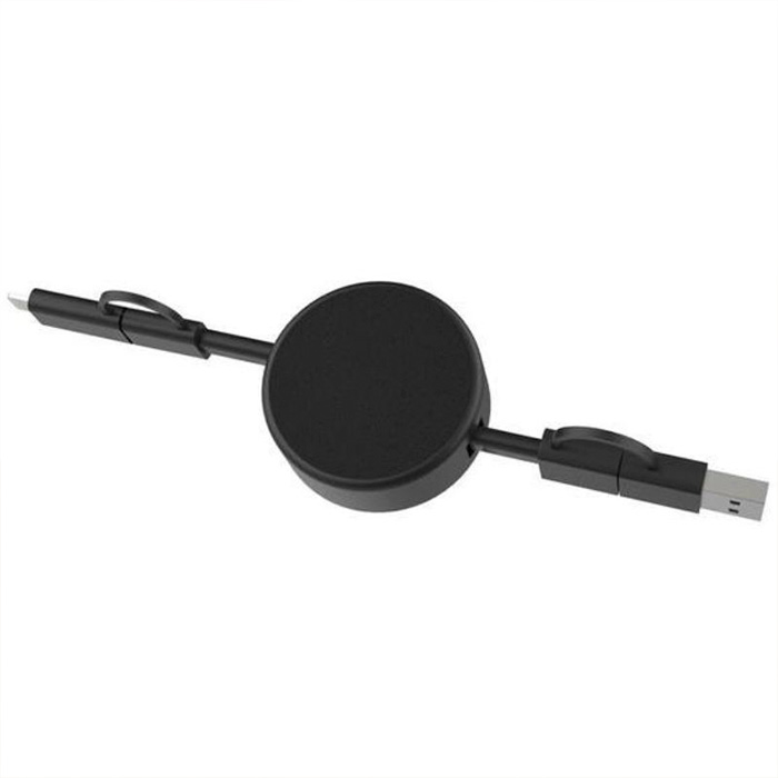 Tron 6-in1 Recycled retractable charging cable. (1)