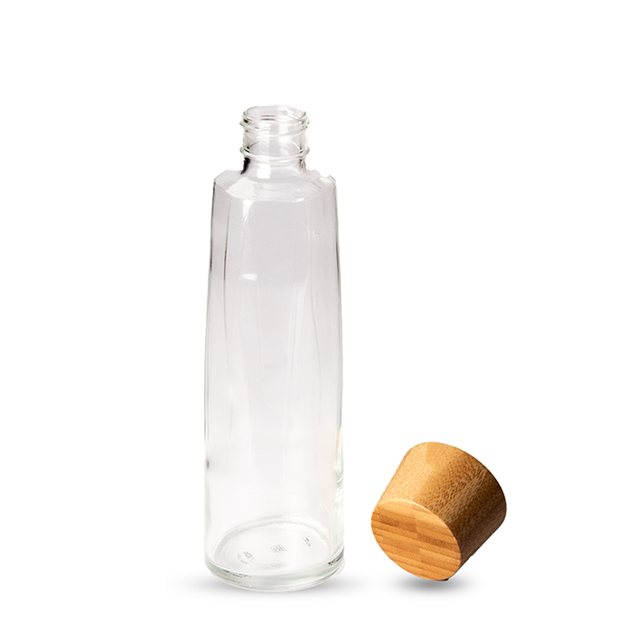 Ua Recycled soda lime glass bottle. Bamboo lid. 750 ml. (2)