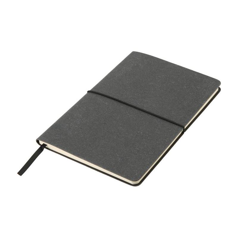 Cuero Recycled leather soft cover A5 notebook. (1)