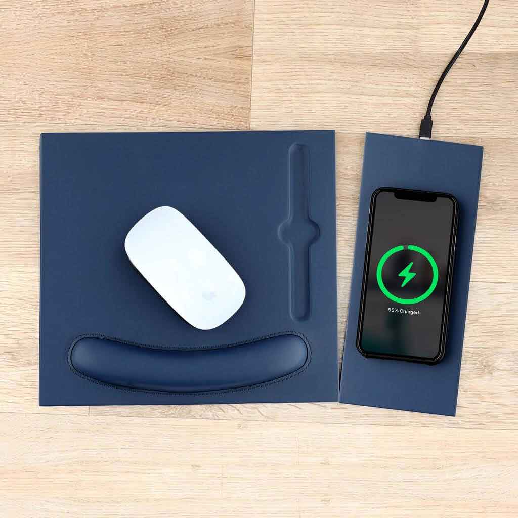 Qmat Wireless mouse pad with hand rest. 10W (2)