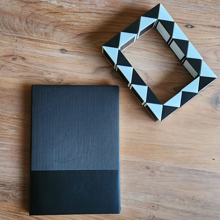 Alya Premium A5 book with soft PU leather cover (3)