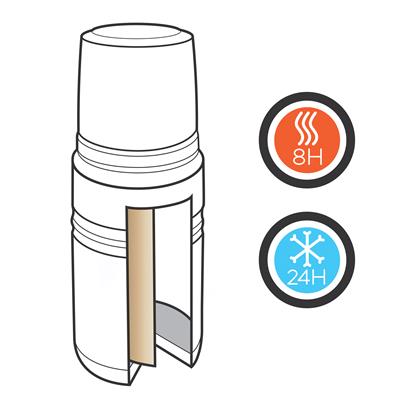 Coutume 500 Premium metal flask with copper plated inner wall (4)