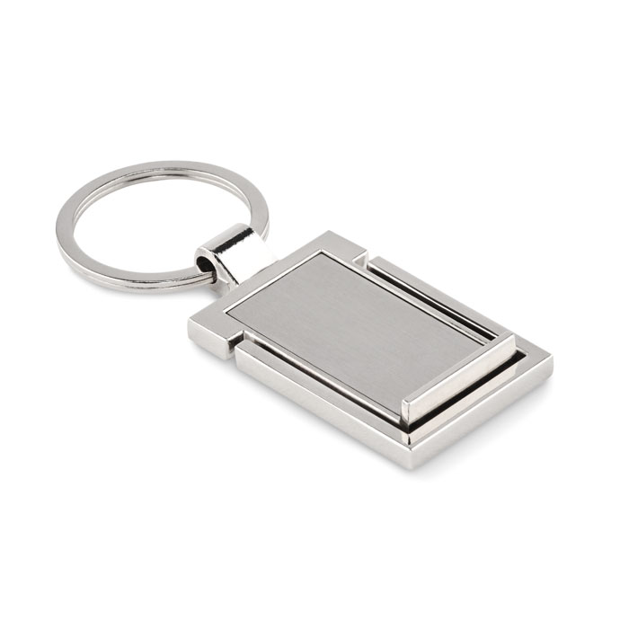 Qasa Stylish metal key ring with phone stand. (1)