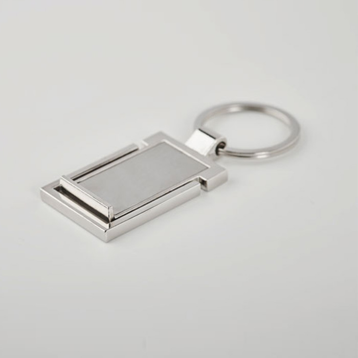 Qasa Stylish metal key ring with phone stand. (4)