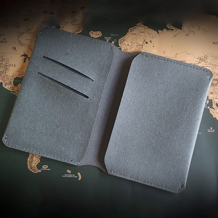 Brazil Recycled genuine leather Passport Holder (1)