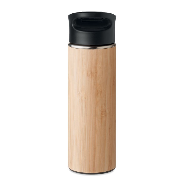 Hydrate Double wall bamboo flask 450 ML (2)