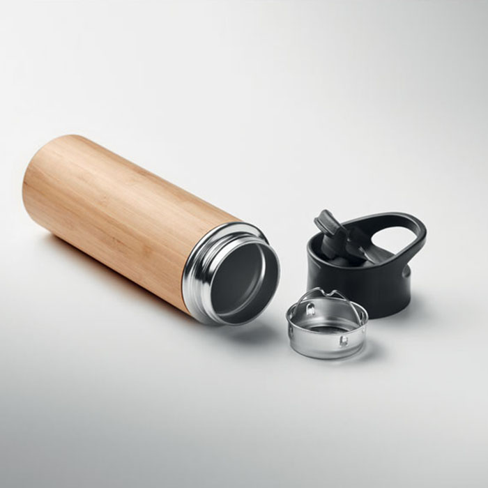 Hydrate Double wall bamboo flask 450 ML (4)