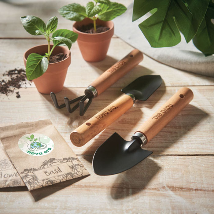 Miraj 3 garden tools in RPET pouch (8)