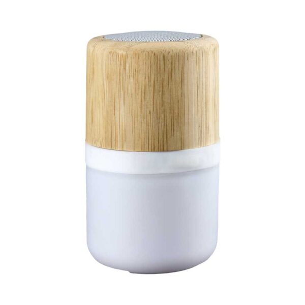 Equitix 5.0 Bluetooth speaker with lamp in bamboo (4)