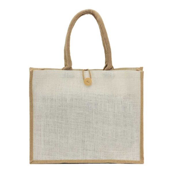 Lyrical Shopping bag jute with Button (3)