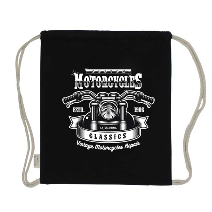 Quasar 145 GSM recycled cotton drawstring bags (1)