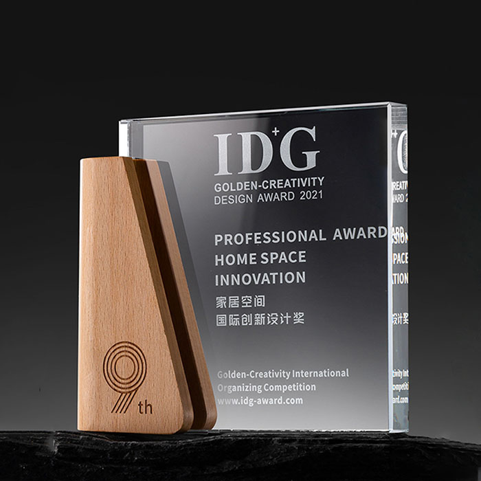 Timber Crystal and Wood Award Trophy (3)