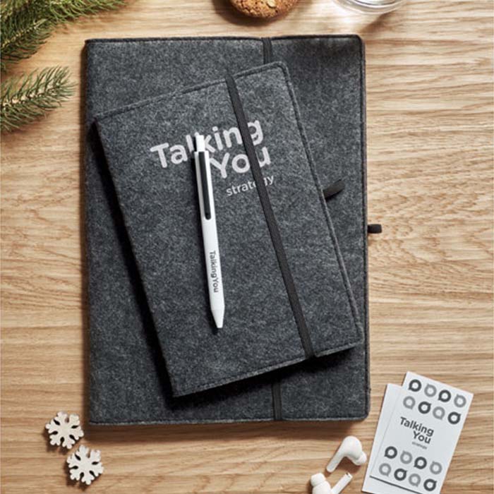 Zebra A5 notebook RPET felt (4)