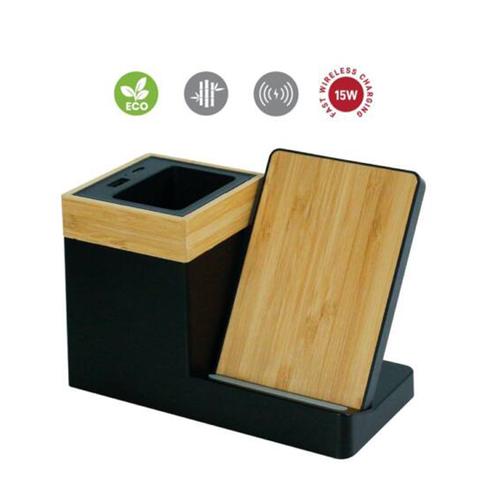 Synthra 15W Wireless charger & pen holder (5)