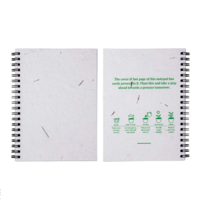 Zenara Seed covers & spiral binding plantable notepads B6 (3)