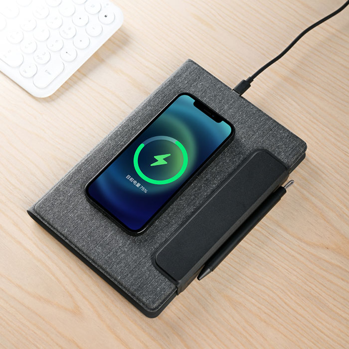 Anthony Eco-friendly 5W magnetic wireless charger notebook (1)