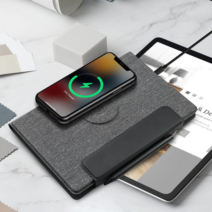 Anthony Eco-friendly 5W magnetic wireless charger notebook (2)